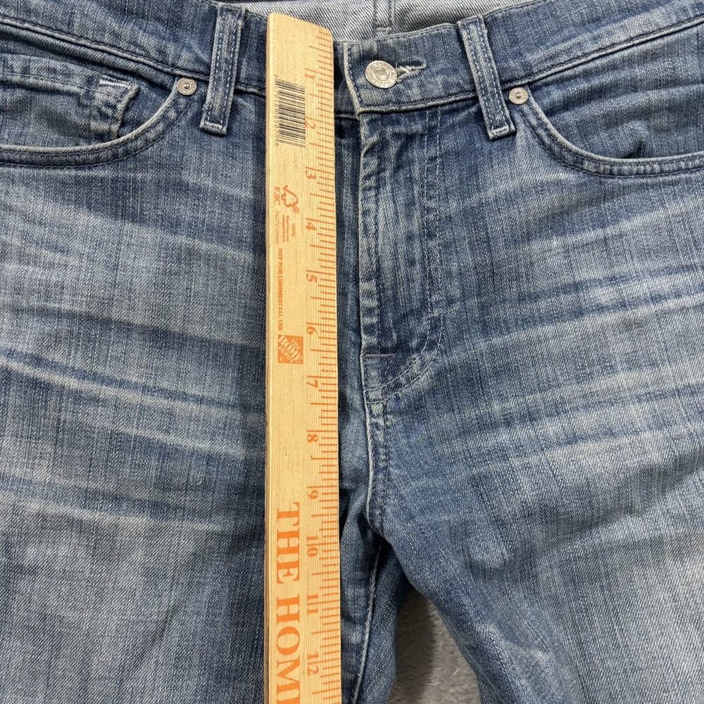 7 For All Mankind Jeans Men 30 Standard Straight Leg Blue Vintage Y2K - Picture 9 of 10